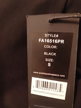 Petite Sophisticate Black Women's Top